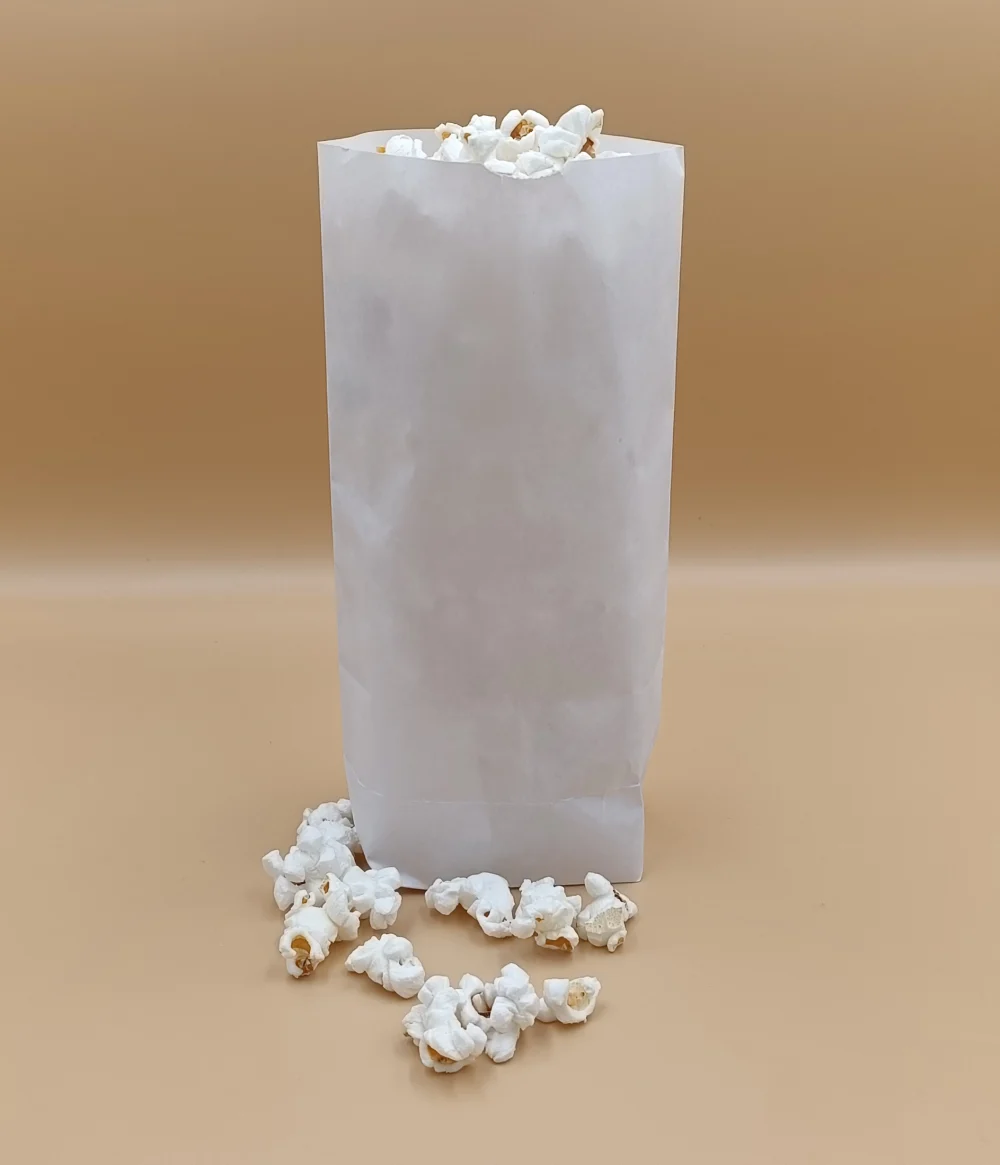 Papiertüte Kreuzboden für Popcorn