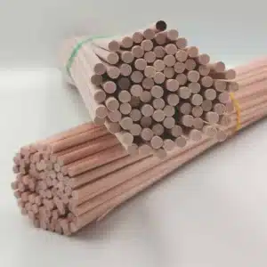 Zuckerwatte Holzstäbe rund ca. 38cm lang / VPE 100 Stk.