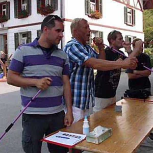 Blasrohrschiessen (Doppelbahn)