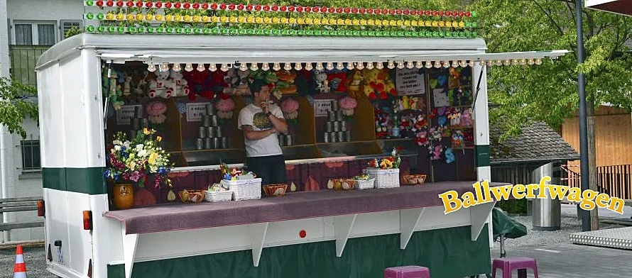 Büchsenwerfwagen inkl. 300 Trostpreise