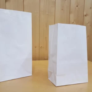 Popcorntüte Blockboden weiss 35g / VPE 100 Stk.