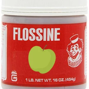 Aroma für Zuckerwatte,  Flossine Apfel grün 0,454 kg