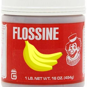 Aroma für Zuckerwatte,  Flossine Banane gelb 0,454 kg
