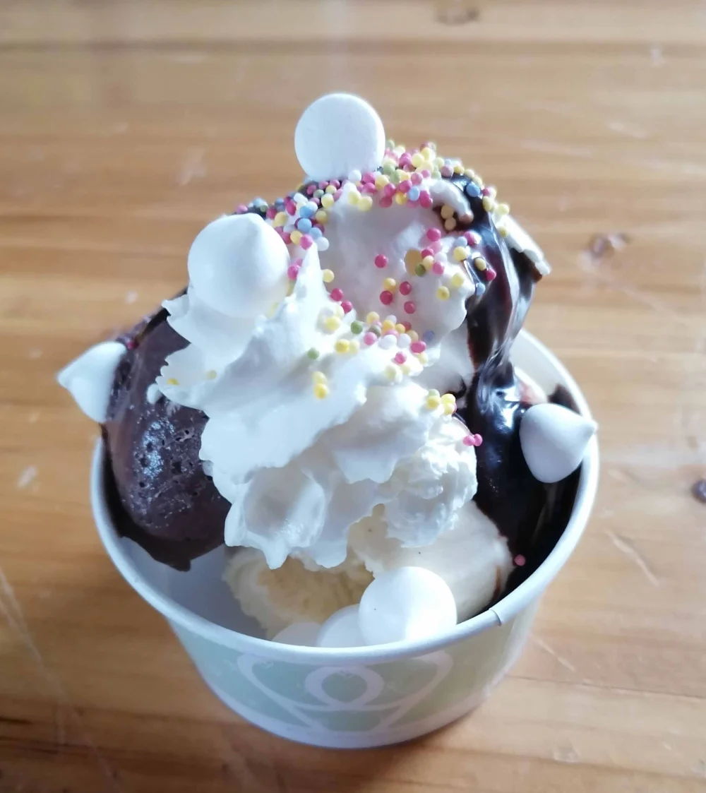 Glace Vitrine Tischmodell