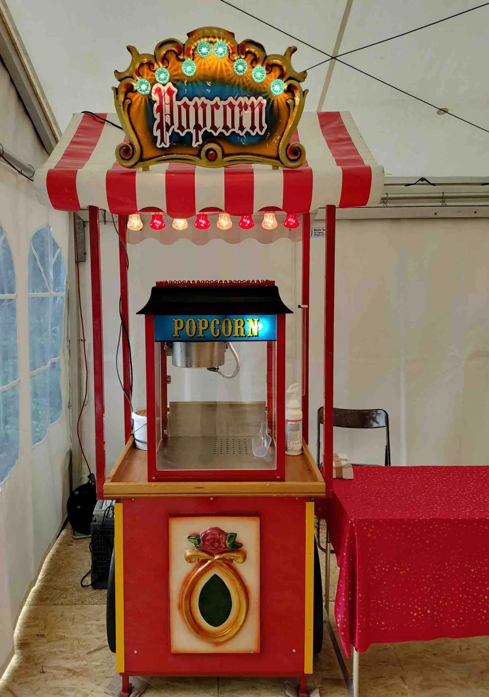 Nostalgie Popcornstand klein mieten
