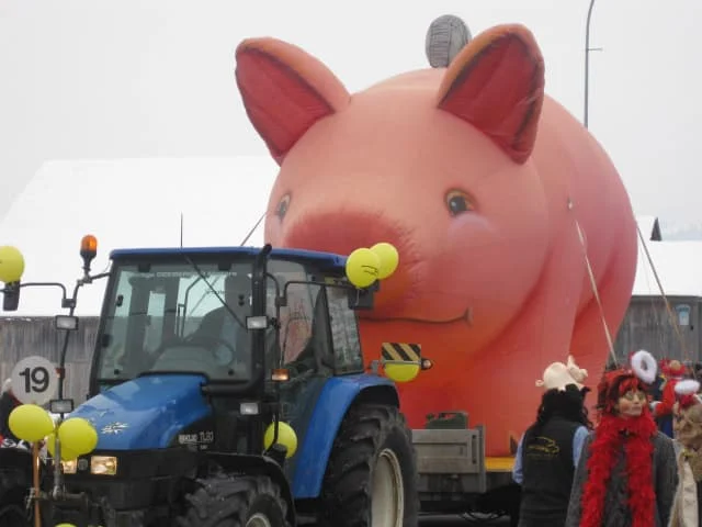 Riesen-Schweinchen aufblasbar