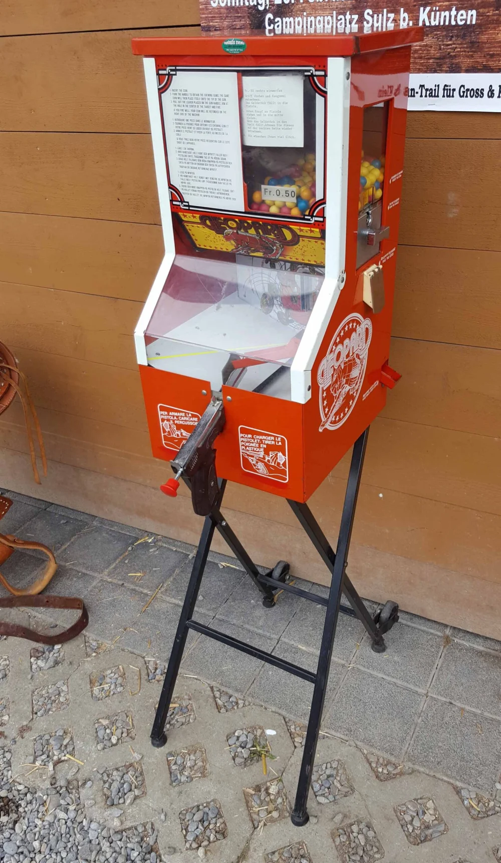 Schiessautomat / Kaugummiautomat