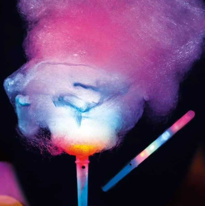 LED Zuckerwattestäbe  / VPE 10 Stk.