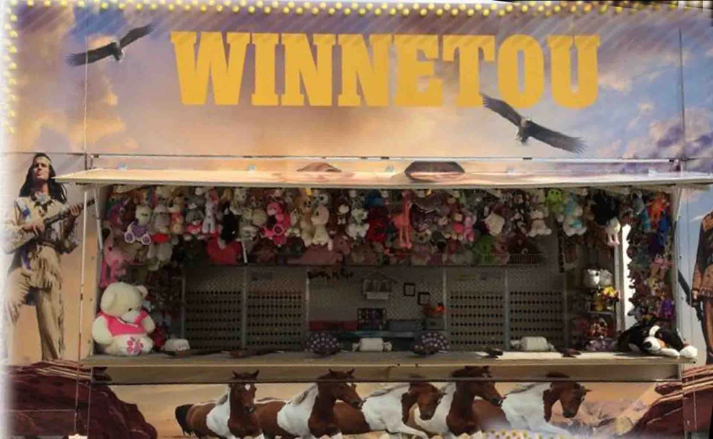 Schiessbudenwagen Winnetou