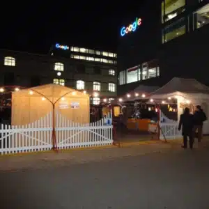 Zaun-Zirkus inkl. Lichterkette